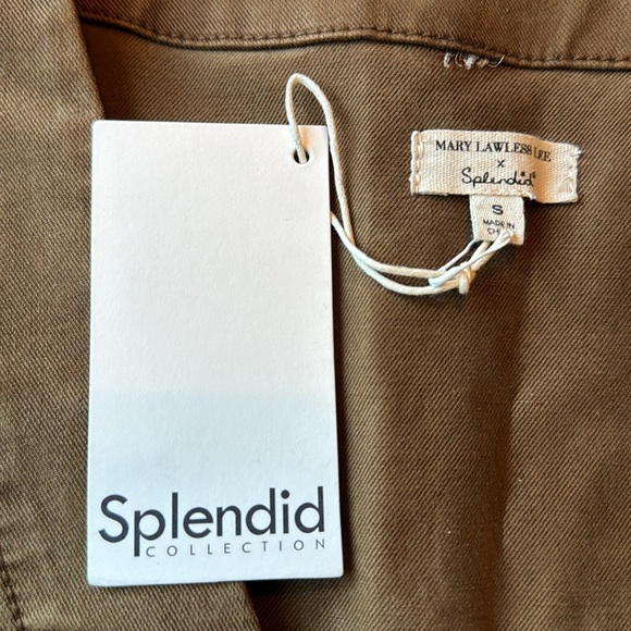 MARY LAWLESS LEE X SPLENDID utility jumpsuit | brown | Small | NWT | RUNS LARGE - Picture 9 of 9
